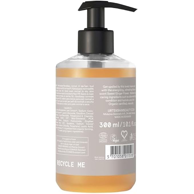 Urtekram SWEET GINGER FLOWER - START OVER, HAND WASH 300 ML - Image 2